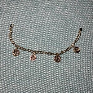 Gold Charm Bracelet